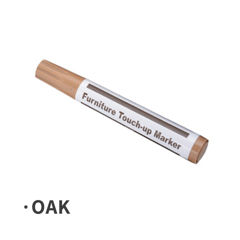 8 Kleuren Houten Meubels Touch Up Markers Pen Hout Krassen Herstellen Marker Kras Verf Pen Diy Hout Composiet Reparatie Tool: oak