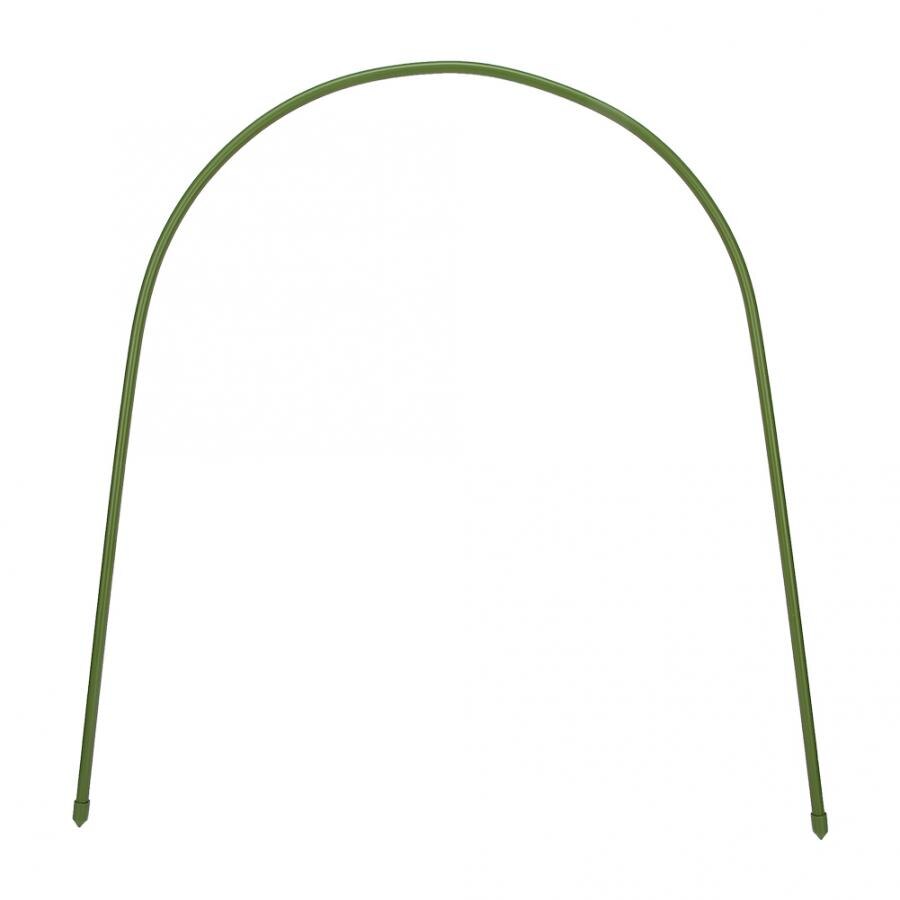 6pz di Plastica-Tubo di Acciaio Rivestito Serra Del Cerchio Forma Ad Arco Telaio di Supporto Giardino Accessori per La Casa Pianta Telaio 500x460mm