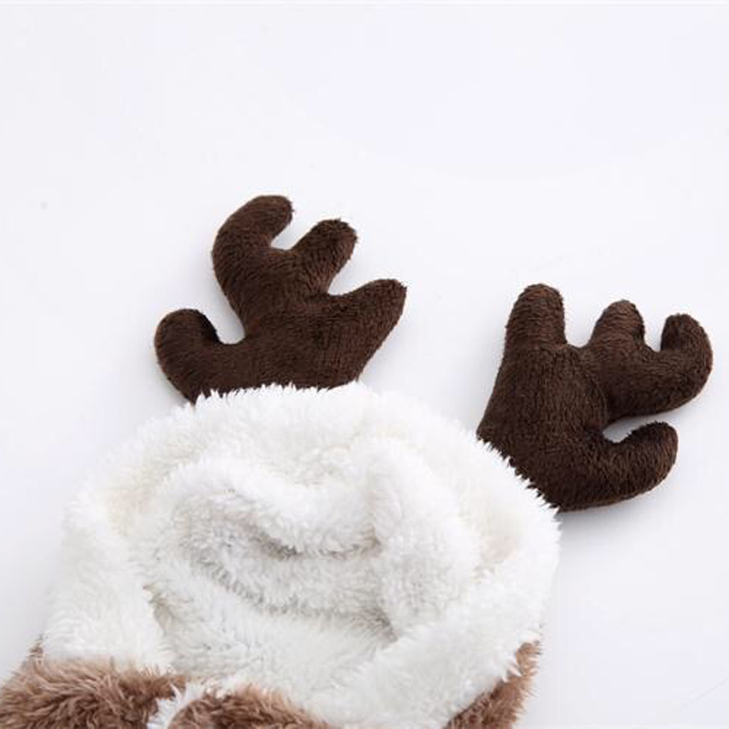 Vestiti per gatti di natale Costume da compagnia in pile caldo per piccoli gatti tute da gattino abbigliamento cappotto da gatto giacca animali domestici vestiti per cani