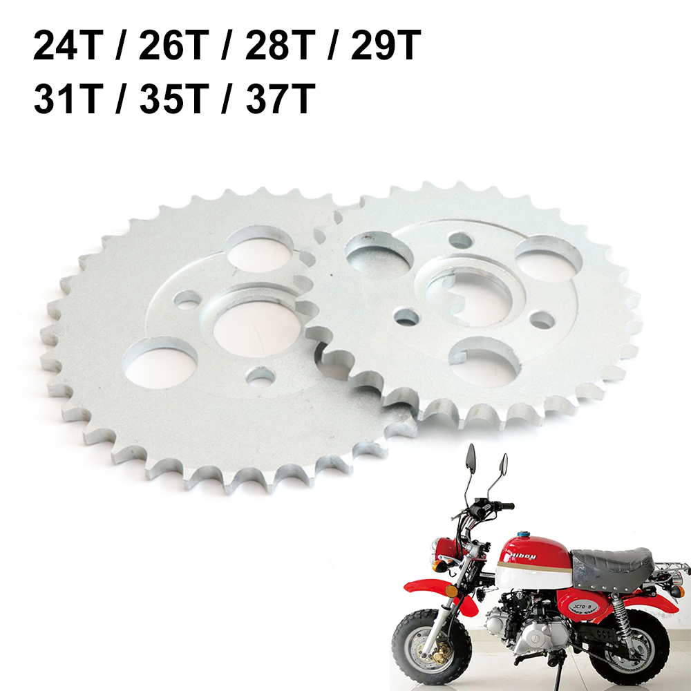 Motorfiets 24 T/26 T/28 T/29 T/31 T/35 T/37 T Tanden 30mm Achter Tandwiel Fit Voor Honda Aap Motor Pit Crossmotor 420/428 Keten