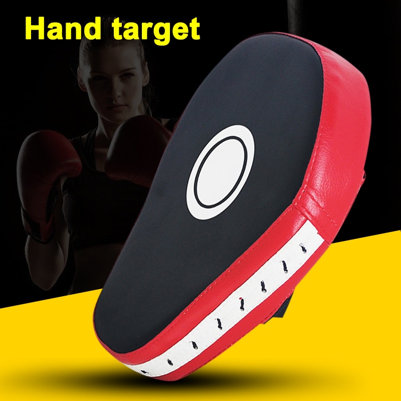 Popular 1 Pza PU mano Objetivo 5 dedos Mitt foco almohadilla de perforación para Karate boxeo Thai Martial HV99
