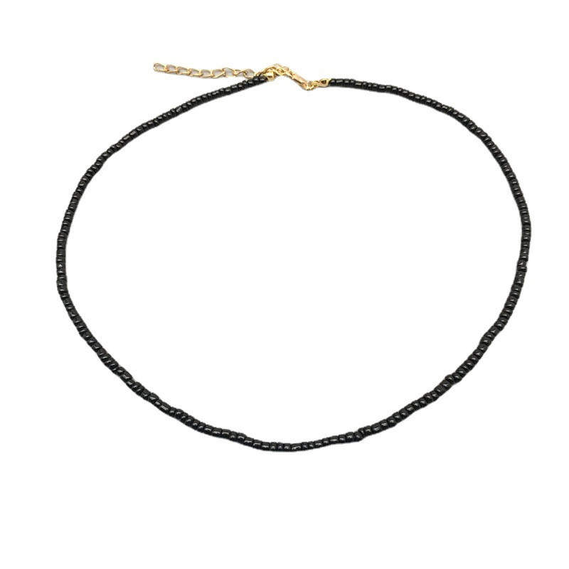 Kralen Eenvoudige Zaad Kralen Streng Ketting Vrouwen Korte Vrouwen Ketting Sieraden Chokers Ketting Kettingen Voor Vrouwen