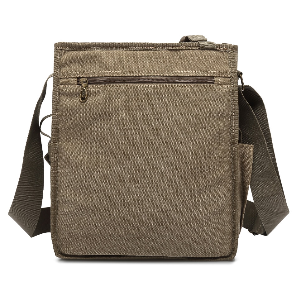 AERLIS Man Messenger Shoulder Bag Canvas Business Casual Zipper Handbag Male Satchel Cross Body Bags Men A4506