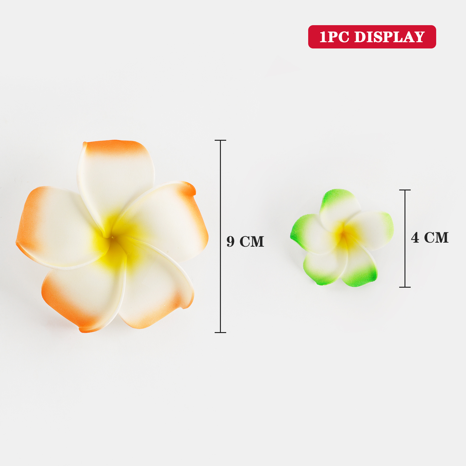 10 pz Plumeria hawaiano PE schiuma frangipane fiore artificiale copricapo fiori uovo fiori per decorazioni di nozze forniture per feste