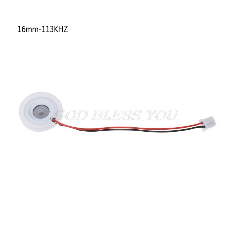 D16mm 113KHz Ultrasonic Mist Maker Atomizing Transducer Ceramic Humidifier For Sprayers