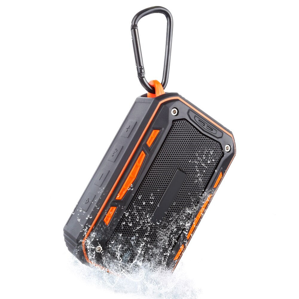 Draagbare Outdoor Waterdichte Draadloze Bluetooth Speaker Bass Stereo Subwoofer Aux Fm Radio Tf Card MP3 Speler Handsfree