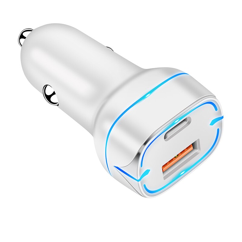 45W Pd Usb C Auto-oplader Quick Lading QC3.0 Telefoon Oplader Type C Snel Opladen Voor Iphone 13 Xiaomi huawei Samsung