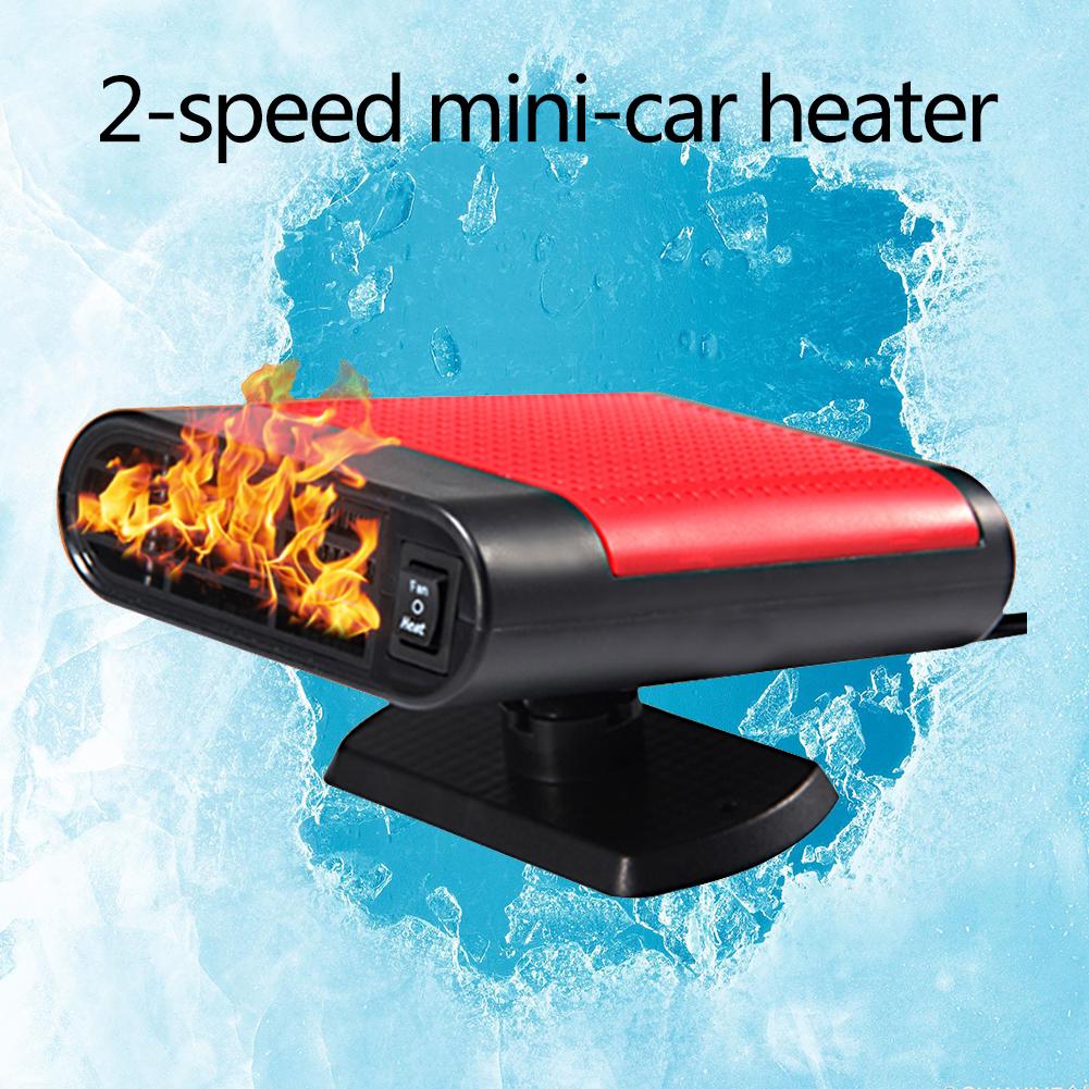 150W Dc 12V Mini Voertuig Heater Draagbare Auto Verwarming Koeling Thermostaat Draagbare Auto Heater 360 Graden Richting Regelgeving