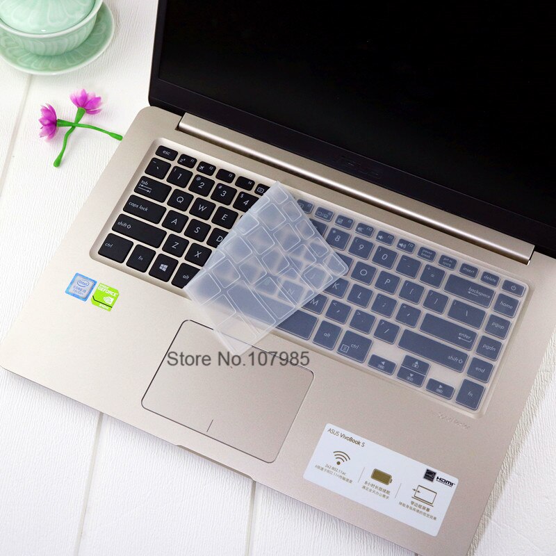 15 15.6" Clear TPU Laptop Keyboard Cover Protector skin For ASUS VivoBook 15 X505 X505BP X505B X505Z X505ZA X510U A505Z A510U: Silicone
