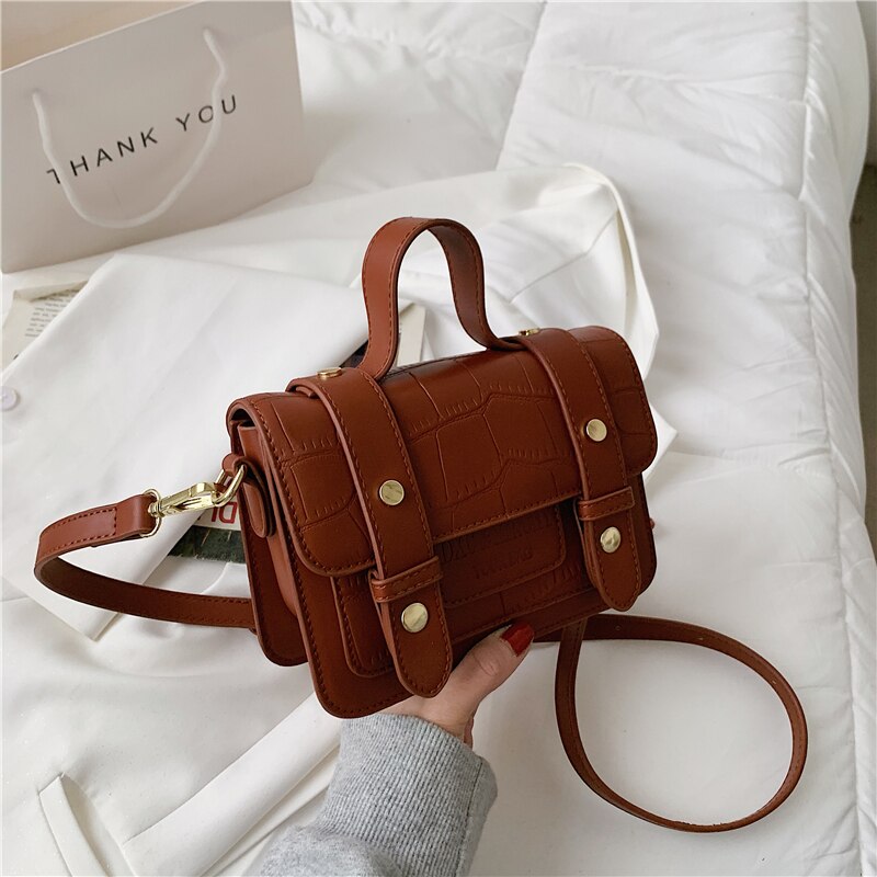 Tassen Voor Vrouwen Retro Dames Schoudertas Mini Kleine Vrouwelijke Messenger Bag Dagelijks Dating En Winkelen Geel: Brown