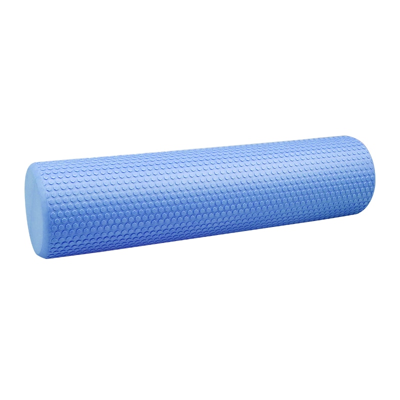 30/45/60CM Yoga Foam Roller High-density EVA Muscle Roller Self Massage Tool for Gym Pilates Yoga Fitness Gym Equipment: Blue 60CM