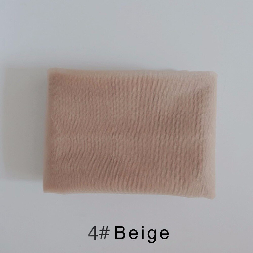 1 yard schweiziskt spetsnät för att göra spets peruk foundation hårnät tillbehör vävverktyg hårnät 6 färger tillgängliga