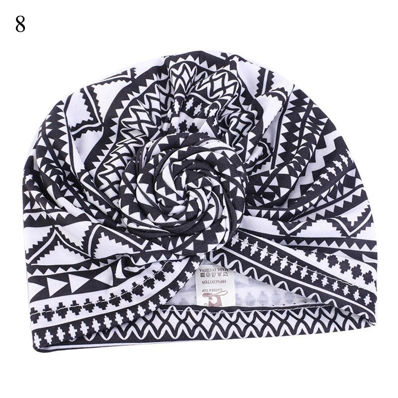 de chaleur africaine bébé populaire enfants beignet Bonnet noeud indien chapeau Parent enfant Extra grand sommeil casquette réglable Satin: 8