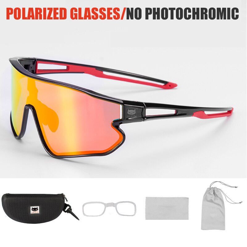 CATEYE Polarisierte Sport Sonnenbrille Radfahren Photochrome Gläser UV400 Beschichtung Leichte Laufschuhe Fahren Angeln Golf Gläser: modell- 2