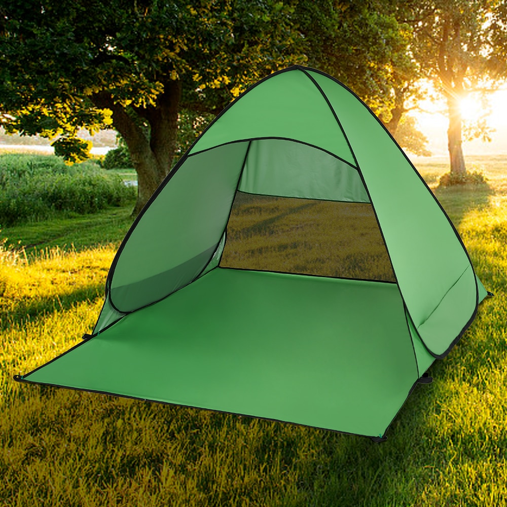 Camping Tent Outdoor Automatic Tents Portable Beach Tent Anti Uv Shelter Pop Up Waterproof Camping Fishing Hiking Picnic Tent
