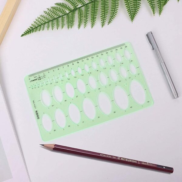 Geometric Drawings Templates Draft Rulers Curve Drawing Ruler for Drawing Engineering Drafting Building School Office