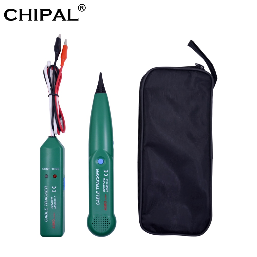 Chipal Professionele Aimo MS6812 Lan Netwerk Kabel Tester Telefoon Telefoon Draad Tracker Tracer Voor Utp Stp Cat5 Cat6 Line Finder