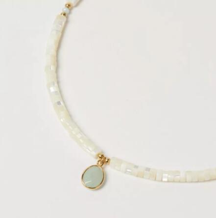 Natural Pearl Necklace for Women Colorful Natural Beaded Choker Exquisite Handmade Jewelry: Antique Copper Plated