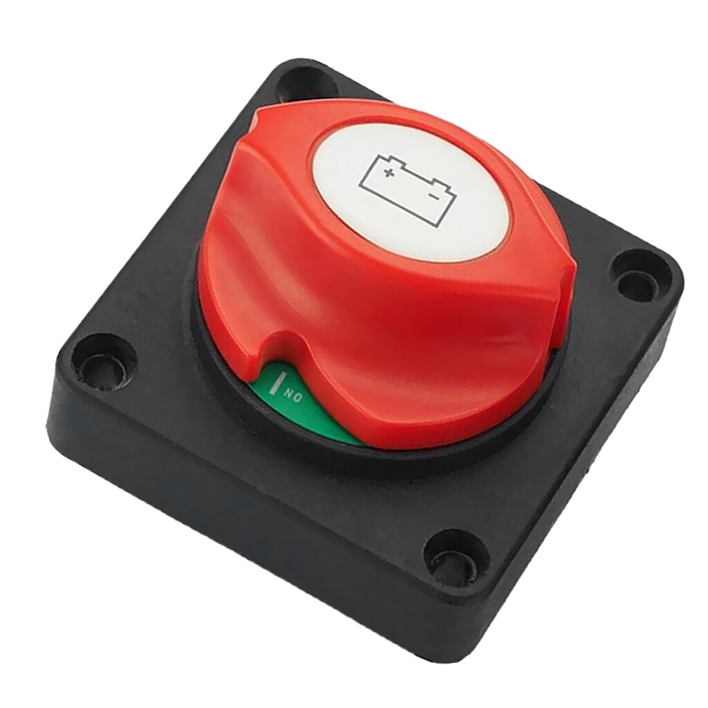 Battery Isolator Switch 12-48V Removable Knob Battery Power Cut Off Switch