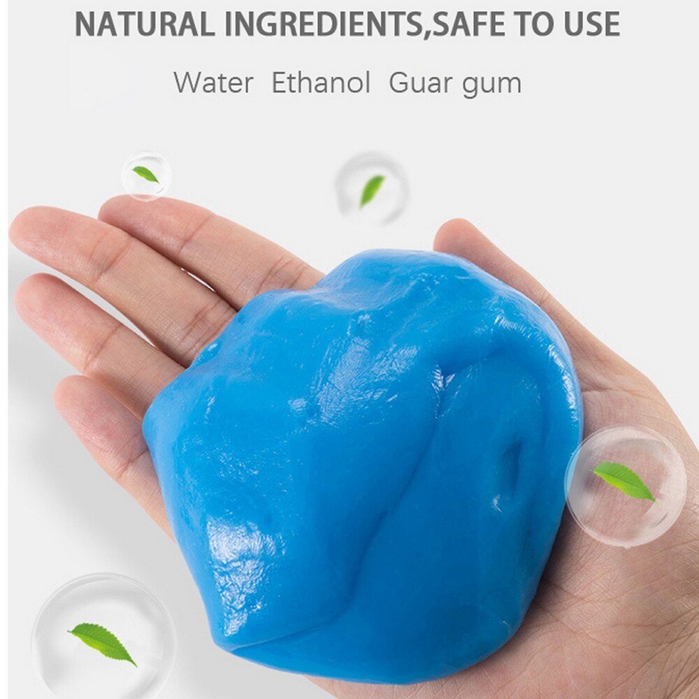 Car Cleaning Soft Glue Multifunctional Car Super Clean Mud Air Conditioner Vent Magic Sticky Clean Glue Slime Dust Dirt Cleaner