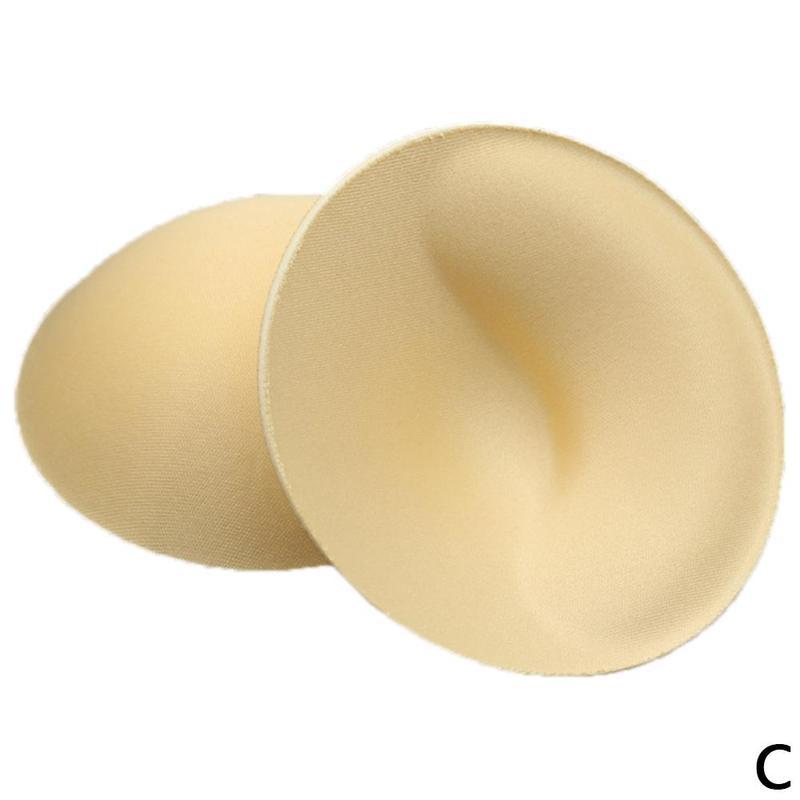 1Pair Women Intimate Accessories Invisible Thick Sponge Push Up Swimsuit Pad Breast Chest Enhancers Foam Bra Insert for Swimsuit: Skin