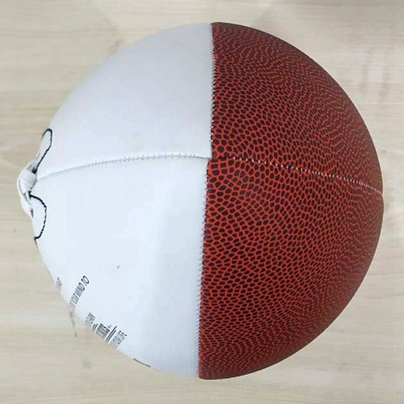 Rugby Ball American Football Sports Practice Training Ball Recreation Microfiber Leather Number 9 Training Rugby