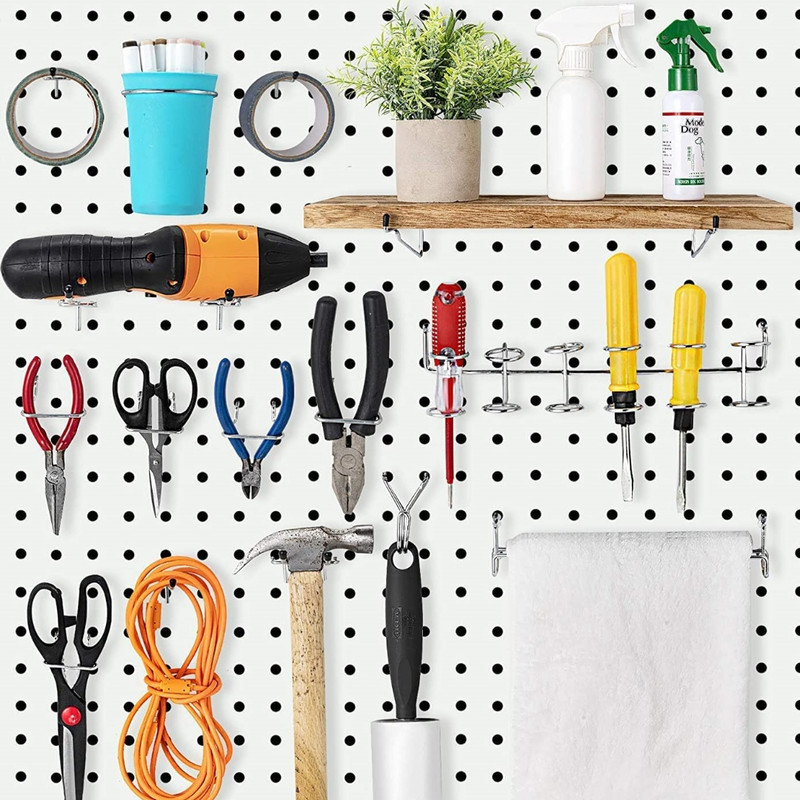 80-delige Peg Board Hook Assortiment Kit Pegboard Accessoires Set voor Pegboard Hangende Opslag