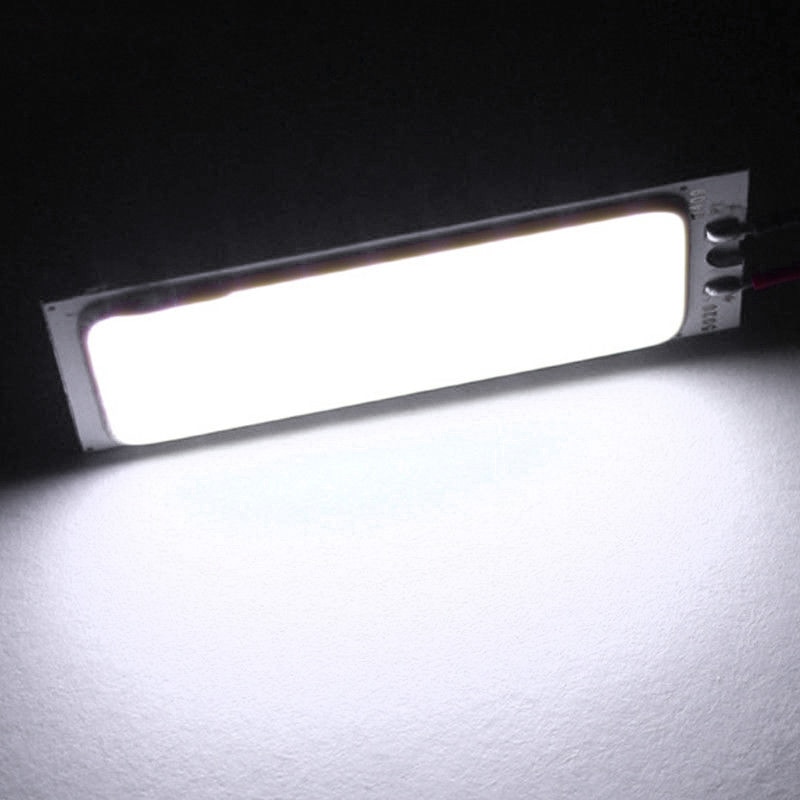 2 piezas 12V Xenón HID Blanco 36-LED COB cúpula mapa bombillas de luz Interior del coche de la lámpara del Panel
