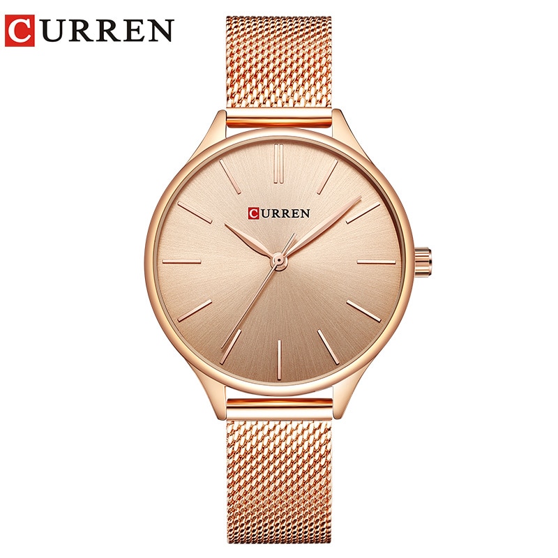 CURREN – montre-Bracelet à Quartz pour femmes, tendance, Style Simple, ,