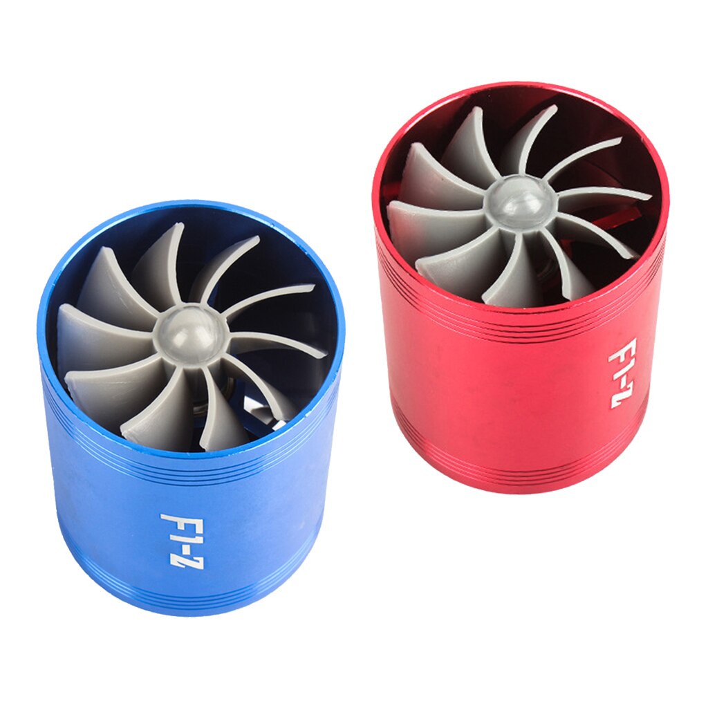 2 Pieces Universal Car Turbo Charger Super Charger Turbo Easy installation