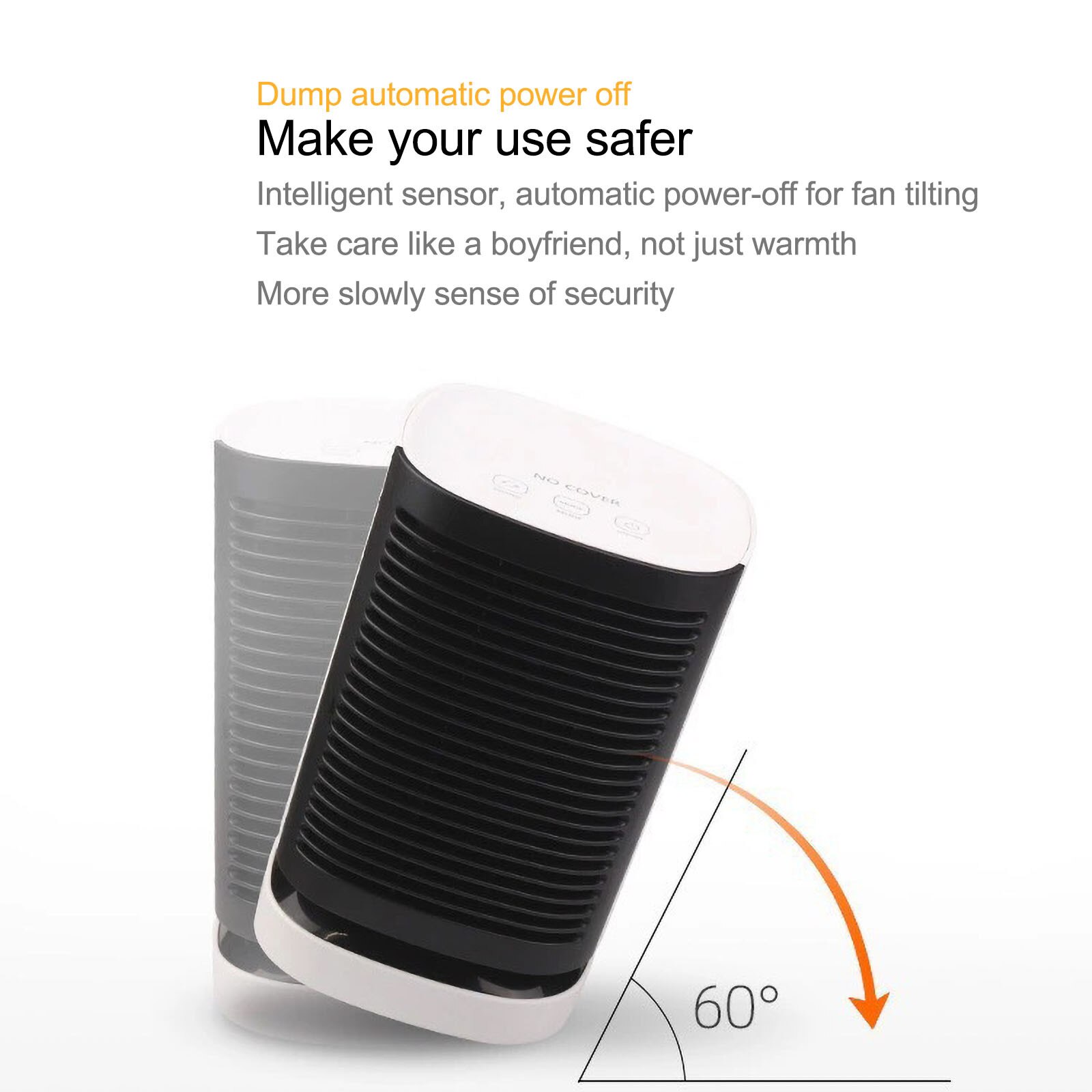 Hoofd Schudden Slimme Thermostaat Elektrische Kachel Draagbare Kantoor Heater Persoonlijke Draagbare Elektrische Mini Ventilator Kachel # G30