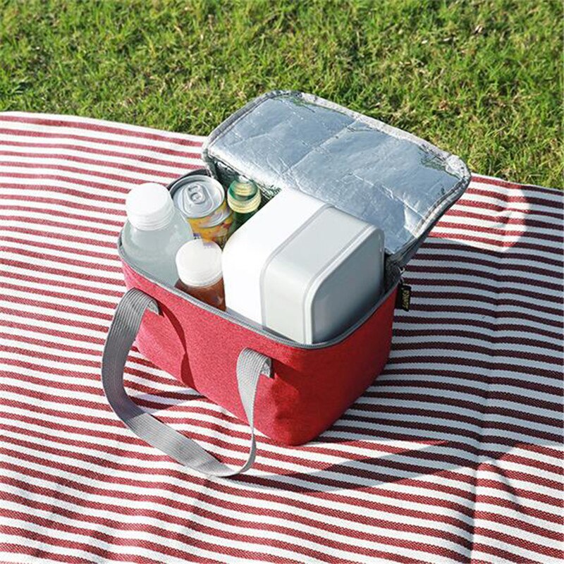 Waterdichte Geïsoleerde Lunch Zakken Oxford Reizen Noodzakelijk Picknick Pouch Unisex Thermische Diner Doos Voedsel Case Accessoires Gear
