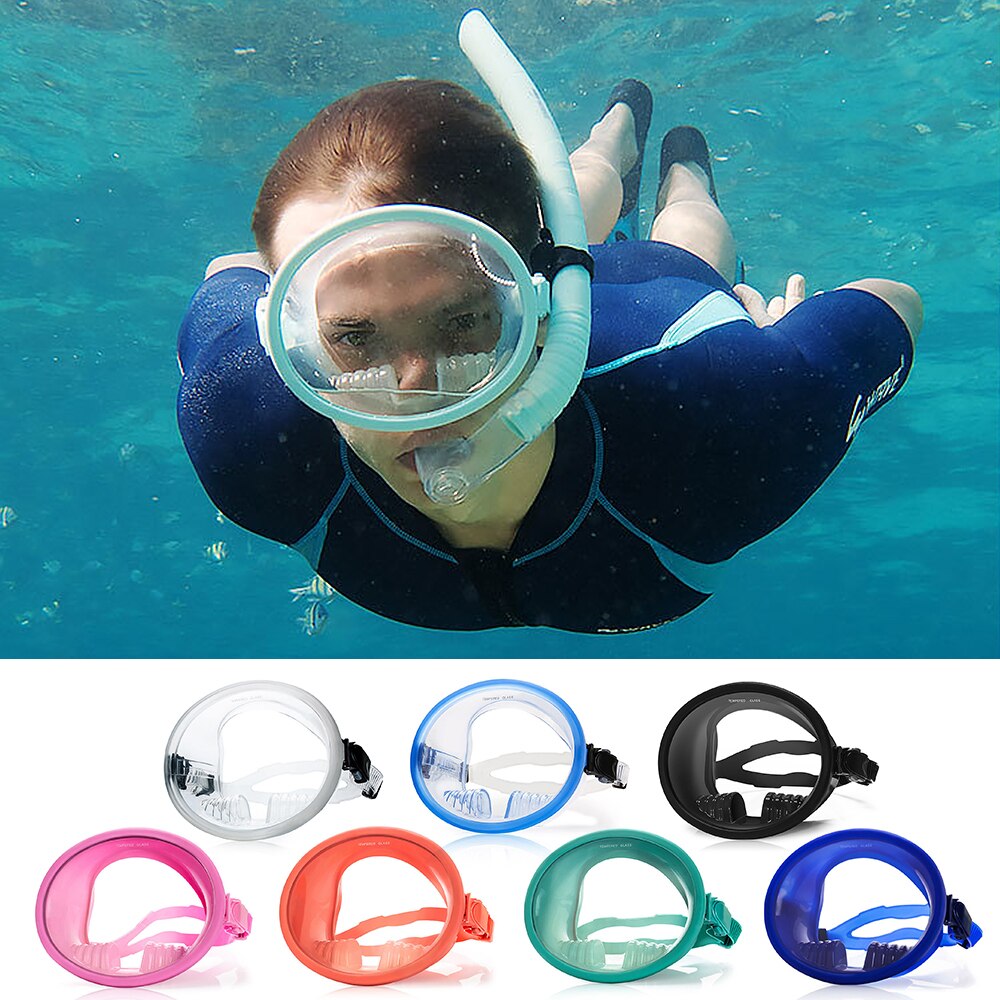 Water Sport Duiken Wide View Scuba Masker Waterdichte Anti-Fog Lens Onderwater Snorkelen Spearfishing Volledige Duiken Masker