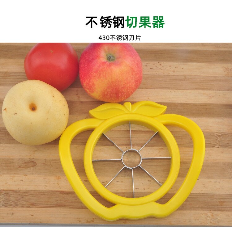 Einfache Edelstahl Obst-Cuttng Gerät Ader Schneidemaschine Apfel bilden Haushalt Obst Corer für Apfel Schnelle Splitter Hause wesentliche