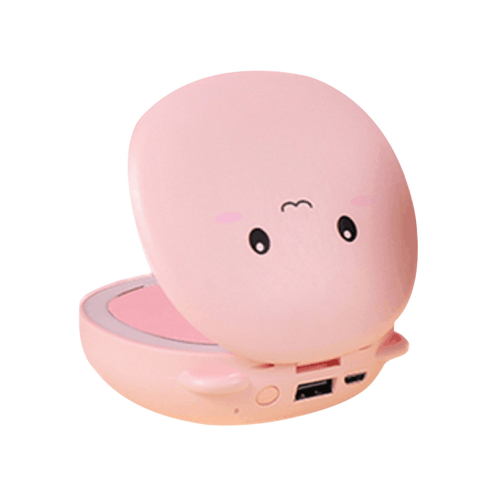 Gato lindo calientamanos calentador para invierno Mini portátil de mano USB móvil de la energía de carga útil el calentamiento de bebé calentador de #40: A