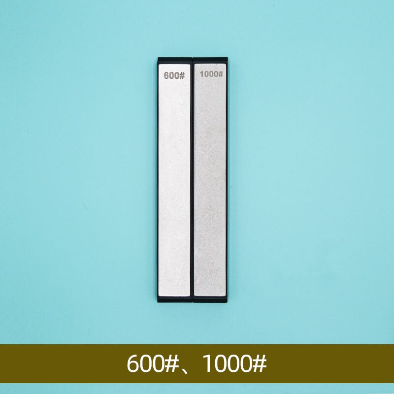 Double-sided knife sharpener sharpening stone fixed grinding stone diamond whetstone oil stone honing stones: 600 1000 grit