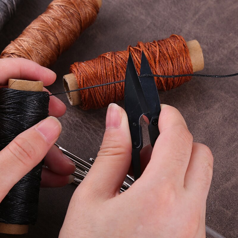 Imzay Leather Sewing Needle Awl Craft Tools Kit DIY Hand Sewing Stitching Punch Awl Work Saddle Leathercraft Accessories