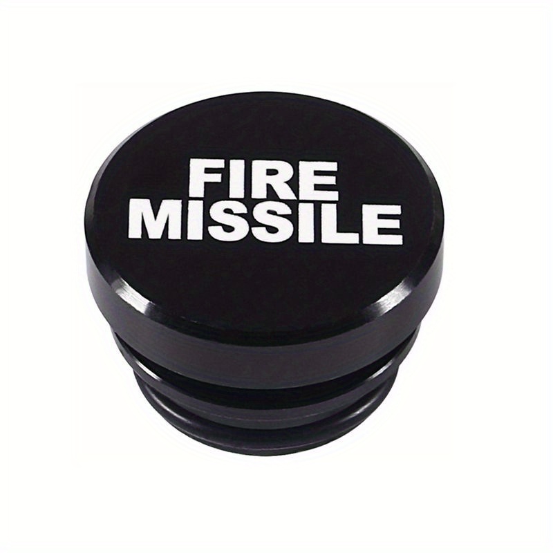 couvercle universel de bouton allume-cigare de voiture 12V, accessoires, bouton d'éjection de Missile d'incendie, prise allume-cigare de voiture: Rouge