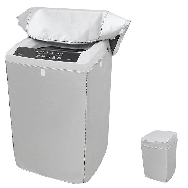 XD-Portable Washing Machine Cover,Top Load Washer Dryer Cover,Waterproof for Fully-Automatic/Wheel Washing Machine