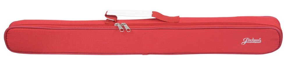 75 cm neue professionelle tragbare langlebig kann halten 4 stück bambus flöte tasche fallen weiche Soloauftritt gepolsterte abdeckung Kasten Rucksack schulter: rot