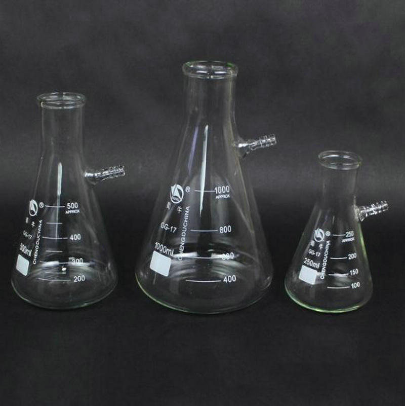 100Ml 250Ml 500Ml 1000Ml Grote Mond Glas Accessoire Filter Kolf Met Side Arm Zuig Kolf Met bovenste Mond Filtratie Fles