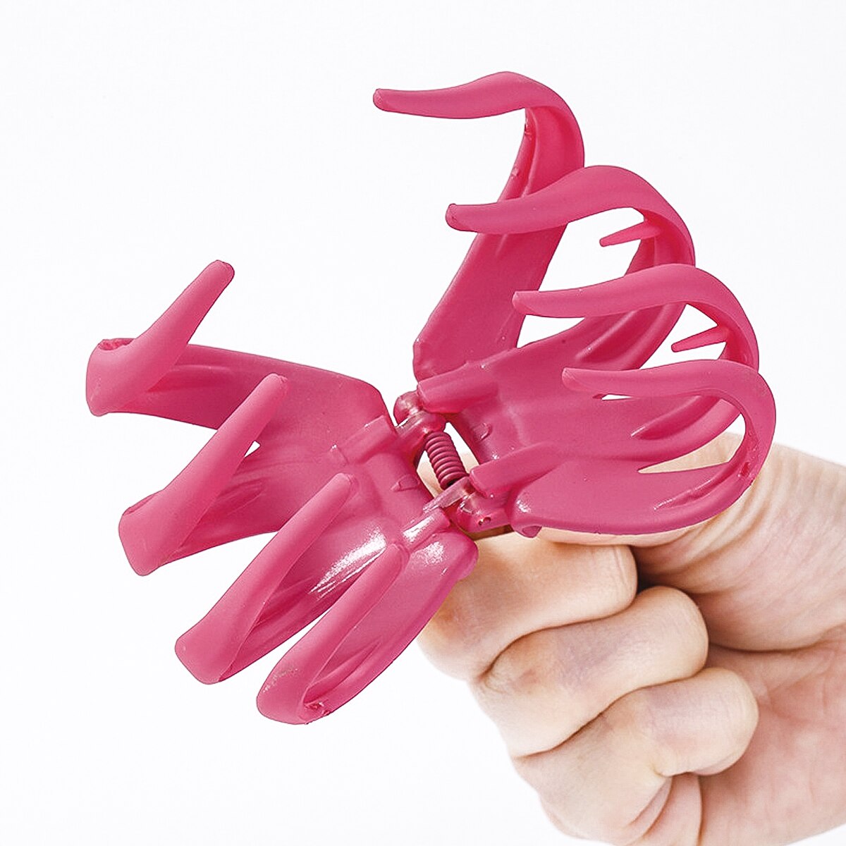 1pc koreanske solide butikk hårklør akryl hårnåler hårspenner hårspenner krabbe hårspenner hodeplagg til kvinner jenter hårtilbehør