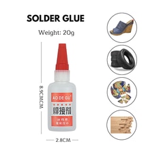 20g Universal Welding Glue Plastic Wood Metal Rubber Tire Repair Glue Soldering Agent Stronger And Stronger Than Welding Glue