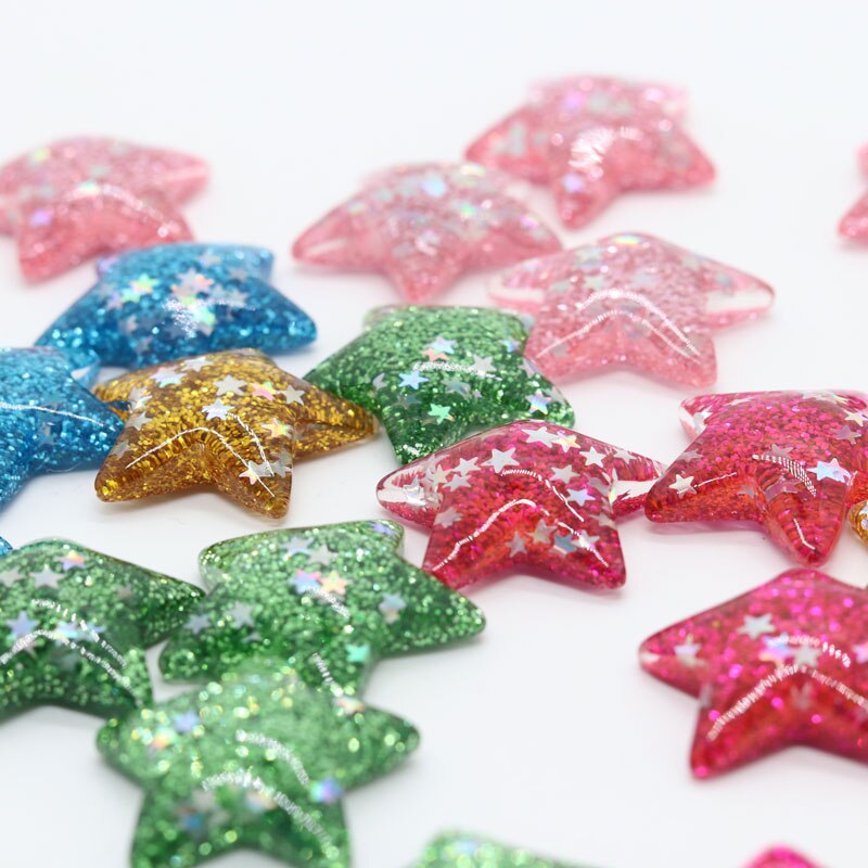 Imán de nevera de estrella brillante para niños, decoración roja, dorada, amarilla y azul, pegatina magnética, pizarra blanca, educativo para edades tempranas