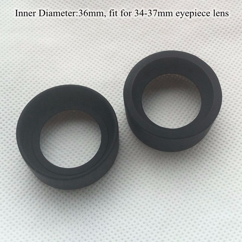 2 stk / sæt gummi okular dækbeskyttelse øjenkop til biologisk stereomikroskop teleskop monokulær kikkert: Ot004-2 dia . 36mm