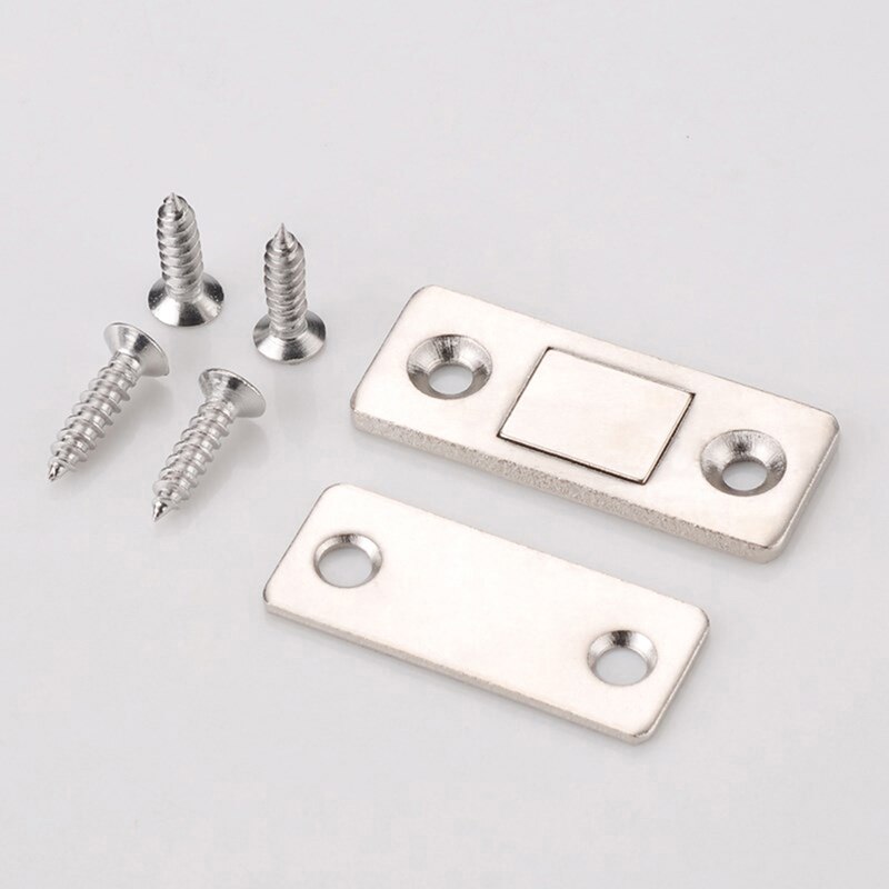 2 szt. magnetyczny silny samozamykacz drzwi drzwi magnetyczne zatrzask zatrzask dla szafka ultra cienka