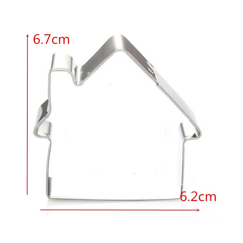 Gingerbread House Cookie Tools Cake Stencil Kitchen Cupcake Decoration Template Mold Cookie Coffee Stencil Mold Baking Fondant