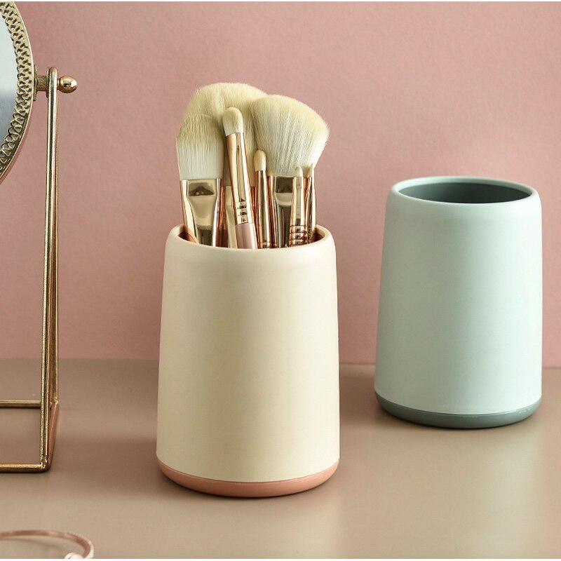 Simple Round Pen Holder Kids Stationery Home Pencil Organizer File Desk Set Offices School Container