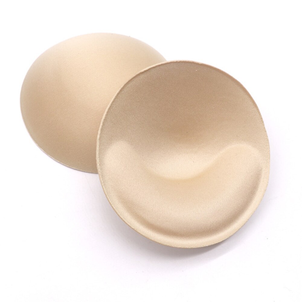 2pcs 1pair Women Intimates Accessories Sponge Swimsuit Breast Push Up Bra Padding Chest Enhancers Insert Chest Cup