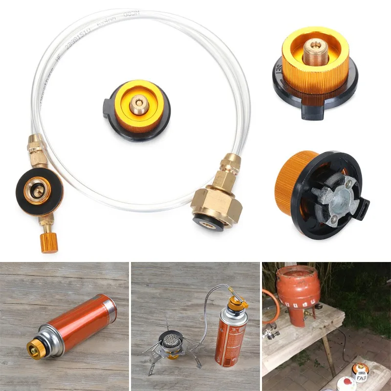 Outdoor Camping Adapter Propaan Cilinder Vullen Adapter Gas Tank Oven Connector Accessoires Gasfornuis Gas Bijvullen